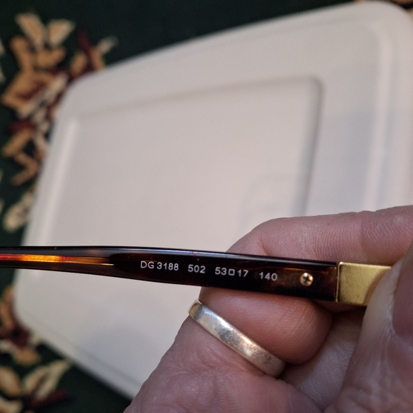 Dolce & Gabbana Glossy Black Cat-Eye Glasses - Picture 7 of 7